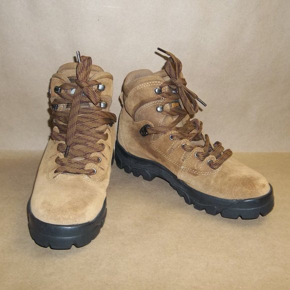 Mt. Everest Shoes Hiking Boots Mt Everest Brown Suede Summer Hers 65 His 45 Good Condition
